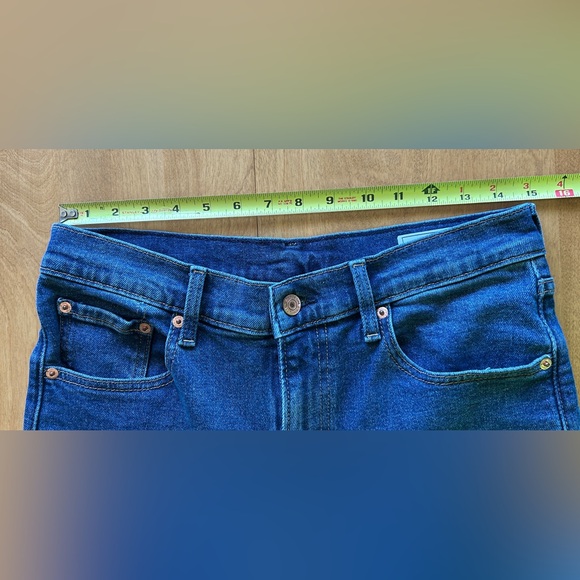 GAP High Rise Stride Wide Leg Jean Women’s 28 / 6 Regular Dark Wash. Worn Once! - Picture 10 of 14